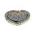 Ladies Handbag Hanger, Personalised with your initials. Love Heart Shaped., Presented with Organza Bag