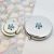Personalised Forget Me Not Compact Mirror and Handbag Hanger