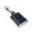 1oz Hip Flask Keyring, Scottish Black Watch Tartan & Pheasant Design