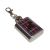 1oz Hip Flask Keyring, Scottish Royal Stewart Tartan & Scottie Dog Design