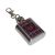 1oz Hip Flask Keyring, Scottish Royal Stewart Tartan & Thistle Design