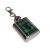 1oz Hip Flask Keyring, Scottish Mac Kenzie Tartan & Stag Design
