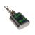 1oz Hip Flask Keyring, Scottish Mac Kenzie Tartan & Scottie Dog Design