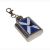 1oz Hip Flask Keyring, Scottish Saltire Flag & Pheasant Design