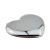 Heart Shaped Plain Handbag Mirror (engravable)