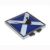 Ladies Square Mirror, Scottish Saltire Flag & Pheasant Design