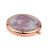 Rose Gold Plated Handbag Mirror with Personalised Name Design