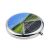 All Roads Lead me Back to You Design Silver Handbag Mirror