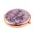 Beautiful Mum Roses on Wood Design Rose Gold Handbag Mirror