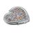 All the Flags of the World Heart Handbag Mirror