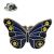 Blue Butterfly Metal Enamel Lapel Pin Badge