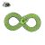 Infinity Snake Metal & Enamel Lapel Pin Badge