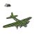 Flying Fortress Aeroplane Metal and Enamel Lapel Pin Badge
