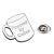 Powered by Coffee Metal Enamel Lapel Pin Badge