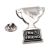 No.1 Friend Trophy Cup Metal Enamelled Pin Badge Lapel Badge 
