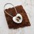 Personalised Heart Cable Loop Keyring