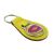 Yellow & Pink Doughnut Design Keyring