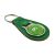Green Funny Face Design Keyring