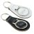 Mr & Mrs Script Font Bonded Leather Keyring Set