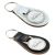 His & Hers Just Married Bonded Leather Keyring Set