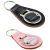 Personalised Simple Design His & Hers Bonded Leather Keyrings