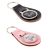Mr Right Mrs Always Right Bonded Leather Keyring Set