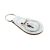 Personalised Name & Date Just Married Keyring