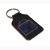 Leather Keyring Scottish Black Watch Tartan Stag design