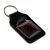 Purple Tartan Stag on Wood Background Design Keyring