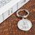 English Made 925 Sterling Silver St Christopher Keyring (Engravable)