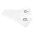 One Size White Cotton Gloves with Embroidered Silver Masonic Design (With G)