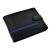 SPECIAL OFFER 30% OFF Black Leather Wallet with Blue Stripe Design