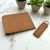 Genuine Leather Brown Wallet and Matching Keyring