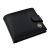 Black Leather Wallet with Black Masonic Coin Design (Gold with G)
