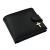 Silver Christian Cross Design Leather Wallet
