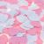 Pink & White Mixed Hearts Confetti