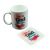 Mug & Coaster Gift set DAD WITH SUPER POWERS