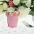Small Pink Metal Favour Bucket