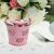 Butterfly Design Baby Pink Metal Favour Bucket/Pail