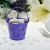 Butterfly Design Purple Metal Favour Bucket/Pail