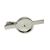 Rhodium Plated Tie Clip  with 19mm Bezel Cabochon Recess (suitable for doming or Sixpence coins)