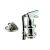 Silver Fire Extinguisher Firefighters Lapel Pin Badge