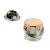 Two Tone Rose Gold and Silver Paint Pot Lapel Pin Badge