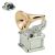 Retro Style Two Tone Gramophone Lapel Pin Badge