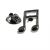 Music Note Semi Quaver Lapel Pin Badge