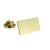Plain Rectangular Gold Plated Lapel Pin Badge (engraving or doming available)