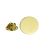 Plain Gold Plated Oval Lapel Pin Badge (engraving or doming available)