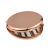 Plain Rose Gold Round Handbag Mirror (60mm - engraving or doming available)