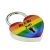 Personalised Mr & Mr Rainbow Design Love Padlock