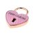 Rose Gold Pink Polka Design Personalised Love Padlock